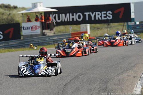 Danny Bleek Superkart op Zandvoort